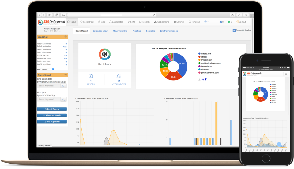 screenshot of ATS OnDemand